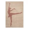 Zala Living Tapis enfant Ballerina Stella - Fibres synthétiques - Crème / Rose