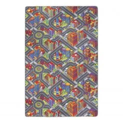 Andiamo Tapis enfant Big City - Polyamide - Multicolore - 200 x 300 cm