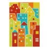 Arte Espina Tapis enfant Glowy Houses - Fibres synthétiques - Multicolore
