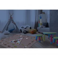Arte Espina Tapis enfant Glowy Indian - Fibres synthétiques - Beige / Multicolore -Tapis enfant Soldes 1000158346 190214 06194400093 MOOD GALLERYIMAGES P000000001000158346 mood