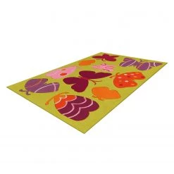 Arte Espina Tapis enfant Glowy Butterfly - Fibres synthétiques - Multicolore -Tapis enfant Soldes 1000158349 190214 06194400108 GALLERYIMAGES P000000001000158349