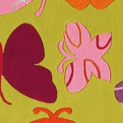 Arte Espina Tapis enfant Glowy Butterfly - Fibres synthétiques - Multicolore -Tapis enfant Soldes 1000158349 190214 06194400110 GALLERYIMAGES P000000001000158349