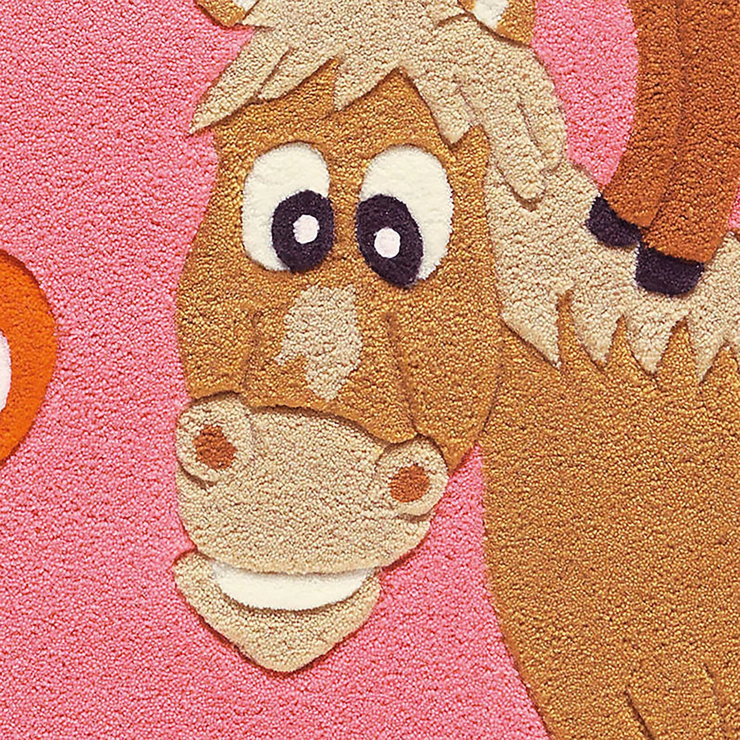 Arte Espina Tapis enfant Joy Animals - Fibres synthétiques - Rose / Marron 4 Arte Espina Tapis enfant Joy Animals - Fibres synthétiques - Rose / Marron – Image 4