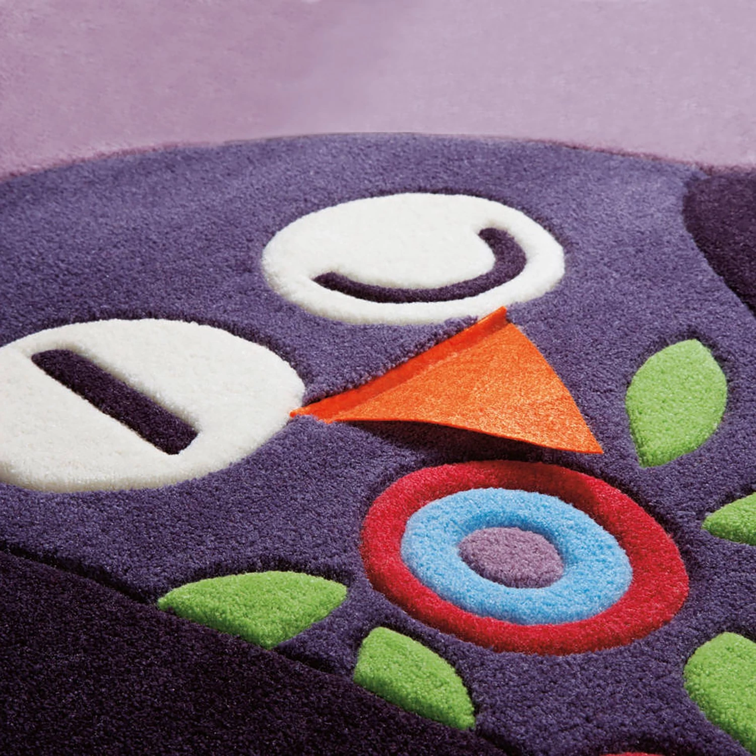 Arte Espina Tapis enfant Joy Owl I - Fibres synthétiques - Violet / Multicolore 4 Arte Espina Tapis enfant Joy Owl I - Fibres synthétiques - Violet / Multicolore – Image 4