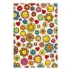 Arte Espina Tapis enfant Move Flowers - Fibres synthétiques - Multicolore - 80 x 150 cm
