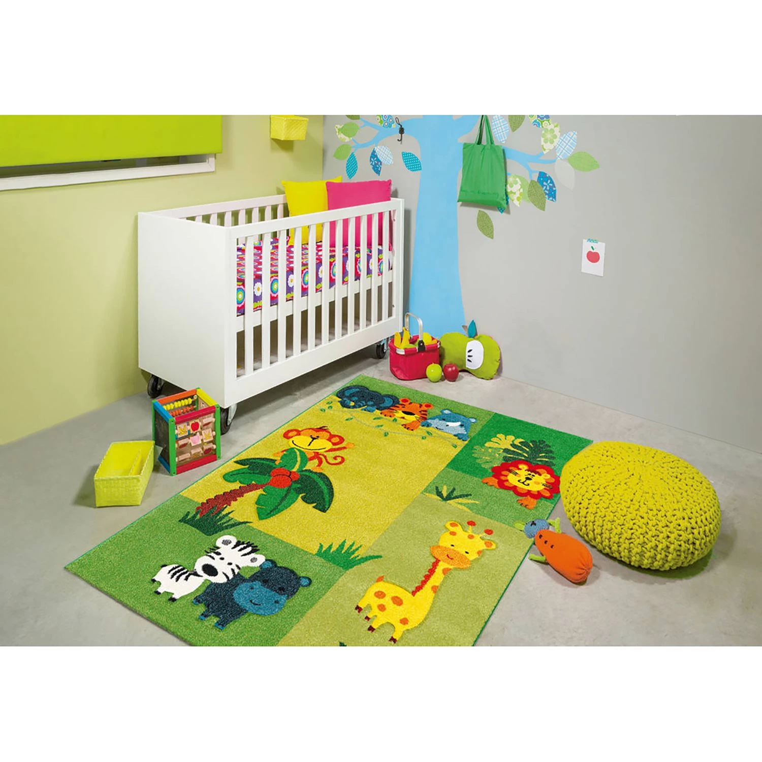 Arte Espina Tapis enfant Move Animals - Fibres synthétiques - Multicolore - 120 x 170 cm 2 Arte Espina Tapis enfant Move Animals - Fibres synthétiques - Multicolore - 120 x 170 cm – Image 2