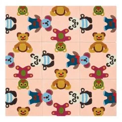 Arte Espina Tapis enfant Joy Panda - Fibres synthétiques - Multicolore