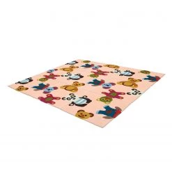 Arte Espina Tapis enfant Joy Panda - Fibres synthétiques - Multicolore -Tapis enfant Soldes 1000158529 190214 06204800844 GALLERYIMAGES P000000001000158529