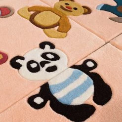 Arte Espina Tapis enfant Joy Panda - Fibres synthétiques - Multicolore -Tapis enfant Soldes 1000158529 190214 06204800845 GALLERYIMAGES P000000001000158529