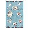 Arte Espina Tapis enfant Move Sea - Fibres synthétiques - Bleu clair - 120 x 170 cm