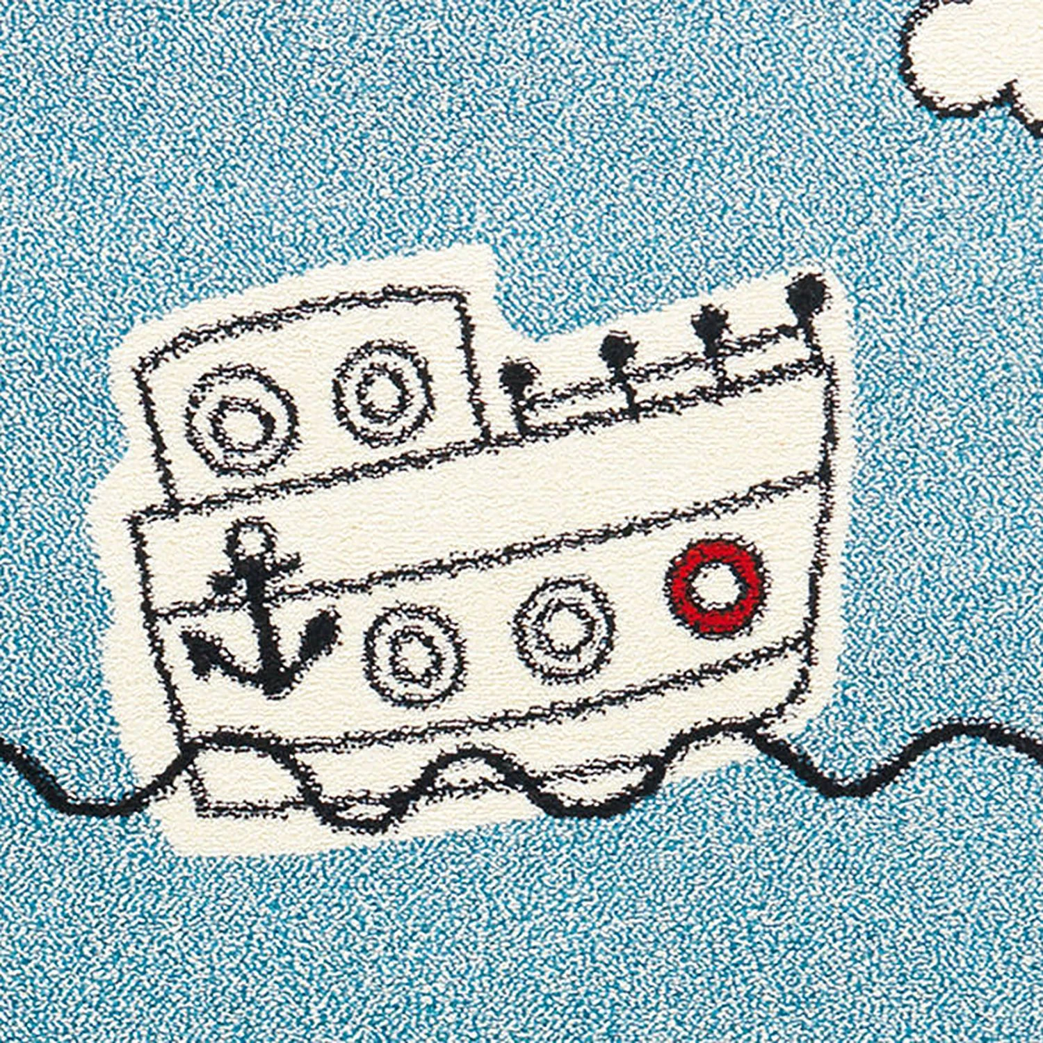 Arte Espina Tapis enfant Move Sea - Fibres synthétiques - Bleu clair - 120 x 170 cm 4 Arte Espina Tapis enfant Move Sea - Fibres synthétiques - Bleu clair - 120 x 170 cm – Image 4