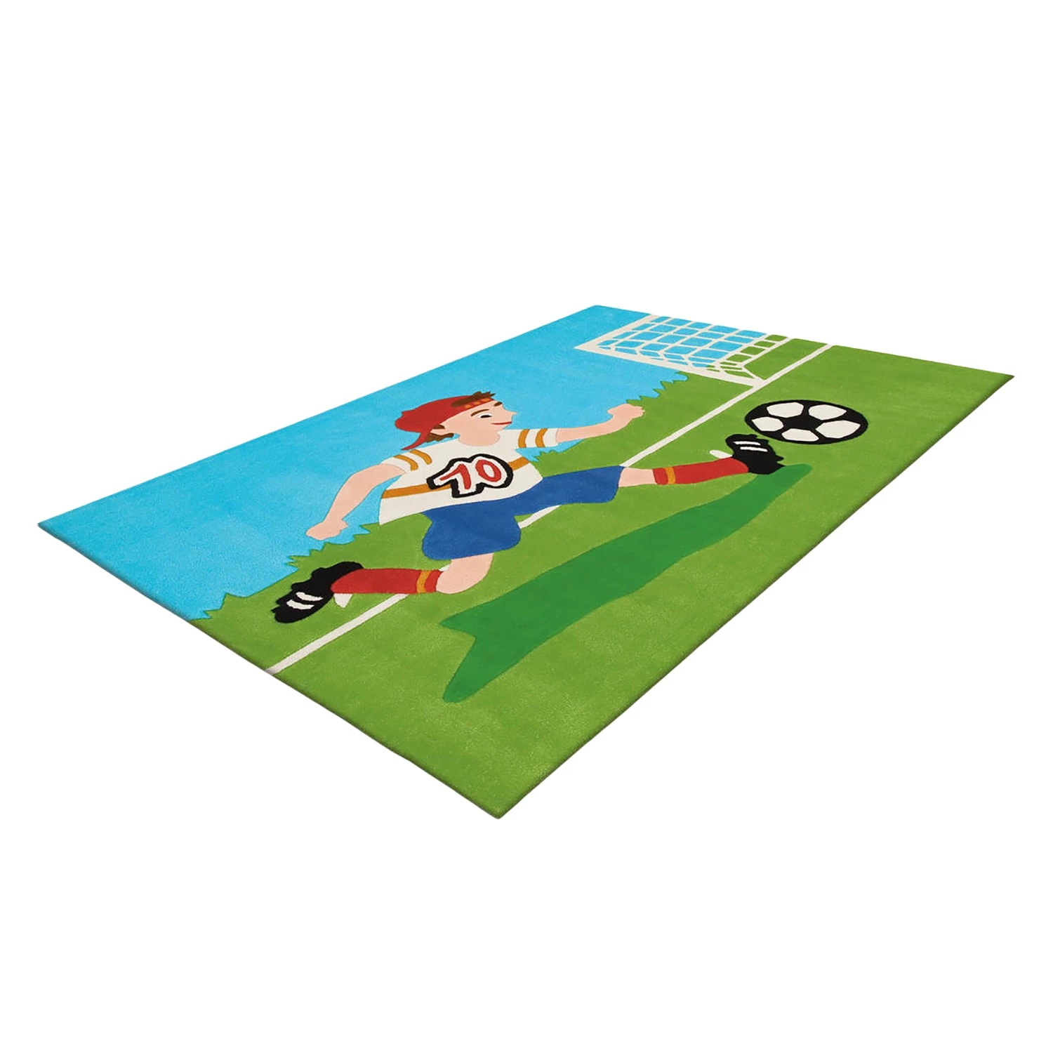 Arte Espina Tapis enfant Joy Soccer - Fibres synthétiques - Multicolore 3 Arte Espina Tapis enfant Joy Soccer - Fibres synthétiques - Multicolore – Image 3