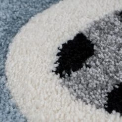 Kayoom Tapis enfant Australia Leonora I - Fibres synthétiques - Bleu-gris - 120 x 170 cm -Tapis enfant Soldes 1000160665 190301 13361300421 GALLERYIMAGES P000000001000160665