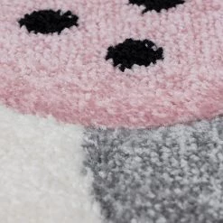 Kayoom Tapis enfant Australia Caiguna II - Fibres synthétiques - Vieux rose - 120 x 170 cm -Tapis enfant Soldes 1000160680 190301 13362100479 GALLERYIMAGES P000000001000160680