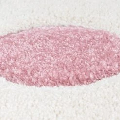 Kayoom Tapis enfant Australia Walgett - Fibres synthétiques -Vieux rose / Crème - 80 x 150 cm -Tapis enfant Soldes 1000160684 190301 13362300495 GALLERYIMAGES P000000001000160684