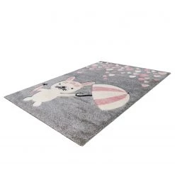 Kayoom Tapis enfant Australia Clermont - Fibres synthétiques - Gris / Rose - 120 x 170 cm -Tapis enfant Soldes 1000160685 190301 13362300500 GALLERYIMAGES P000000001000160685