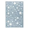 Kayoom Tapis enfant Australia Tamworth - Fibres synthétiques - Bleu Gris - 80 x 150 cm