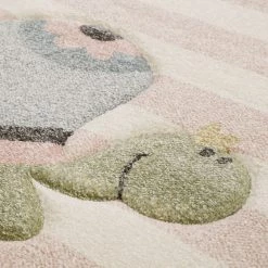 Sigikid Tapis enfant Happy Friends - Tissu - Abricot pastel - 120 x 170 cm -Tapis enfant Soldes 1000171042 190411 15541200080 GALLERYIMAGES P000000001000171042