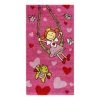 Sigikid Tapis enfant Pinky Queeny - Tissu - Rose vif - 80 x 150 cm