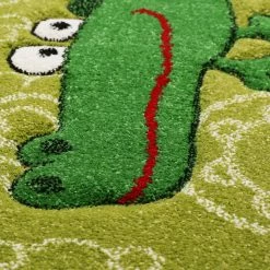 Sigikid Tapis enfant Crocodile - Tissu - Vert - 160 x 225 cm -Tapis enfant Soldes 1000171044 190411 15541300094 GALLERYIMAGES P000000001000171044