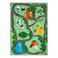 Andiamo Tapis enfant ferme - Polyamide - Multicolore - 160 x 230 cm