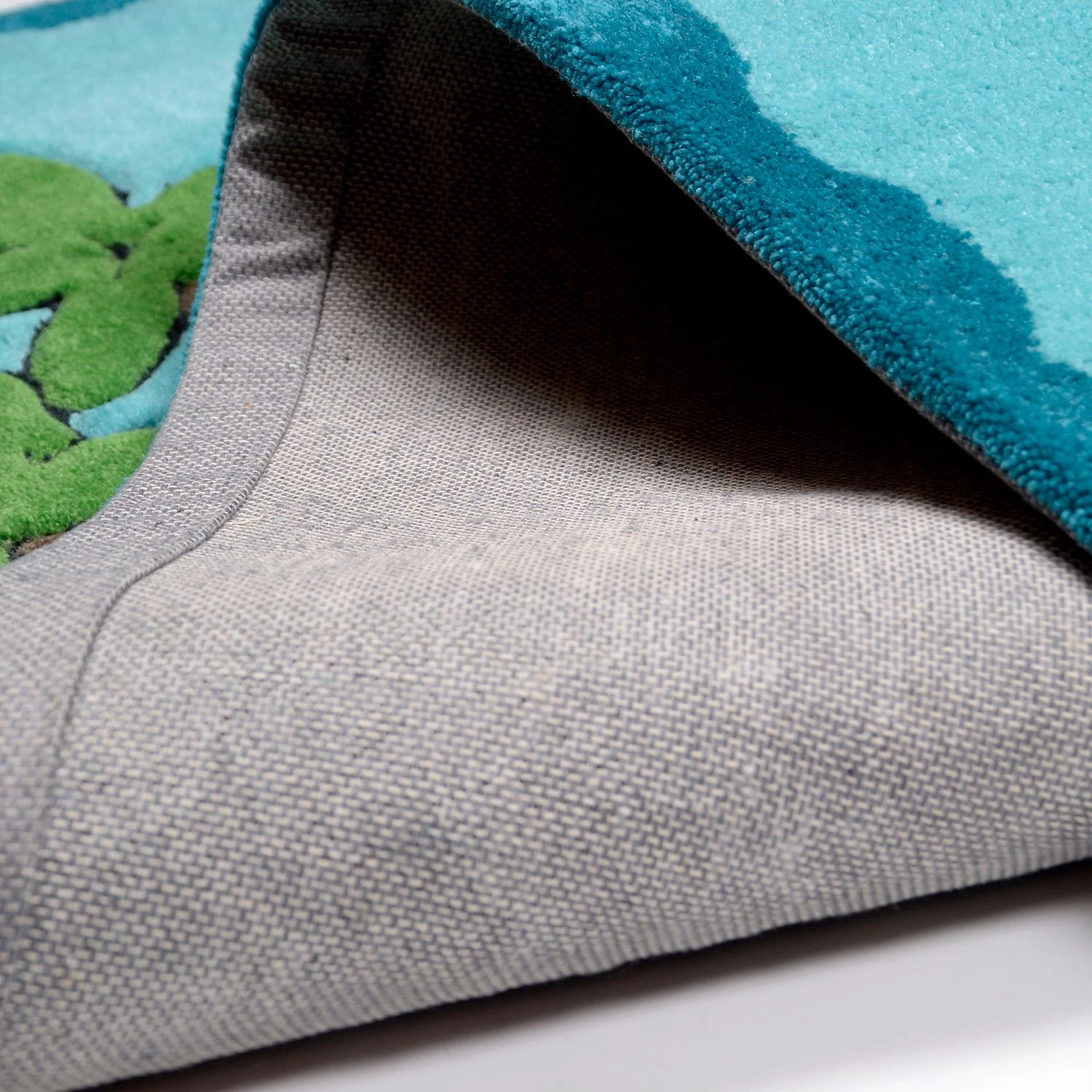 THEKO die markenteppiche Tapis enfant Honolulu - Tissu - Turquoise - 100 x 160 cm 5 THEKO die markenteppiche Tapis enfant Honolulu - Tissu - Turquoise - 100 x 160 cm – Image 5