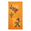 THEKO die markenteppiche Tapis enfant Cowboy Fun - Tissu - Orange - 80 x 150 cm