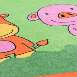 THEKO die markenteppiche Tapis enfant Mamba Animals - Tissu - Vert / Orange - 90 x 160 cm 10 THEKO die markenteppiche Tapis enfant Mamba Animals - Tissu - Vert / Orange - 90 x 160 cm -Tapis enfant Soldes 1000174708 190715 16133200049 DETAILS P000000001000174708