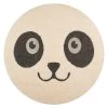 Zala Living Tapis enfant Panda Pete - Fibres synthétiques - Crème / Noir