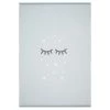 Happy Rugs Tapis enfant Sleeping Eyes - Fibres synthétiques - Gris menthe - 140 x 190 cm