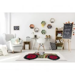 Happy Rugs Tapis enfant Tracteur - Fibres synthétiques - Multicolore -Tapis enfant Soldes 1000198031 200514 14232800009 MOOD DETAILS P000000001000198031 mood