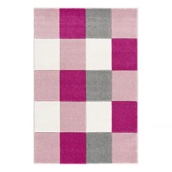 Happy Rugs Tapis enfant Checkerboard - Fibres synthétiques - Rose - 160 x 230 cm