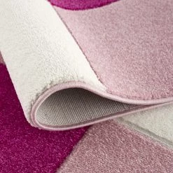 Happy Rugs Tapis enfant Checkerboard - Fibres synthétiques - Rose - 160 x 230 cm -Tapis enfant Soldes 1000198059 210910 15002800070 DETAILS P000000001000198059