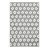 ByGraziela Tapis enfant Trèfle - Fibres synthétiques - Blanc gris