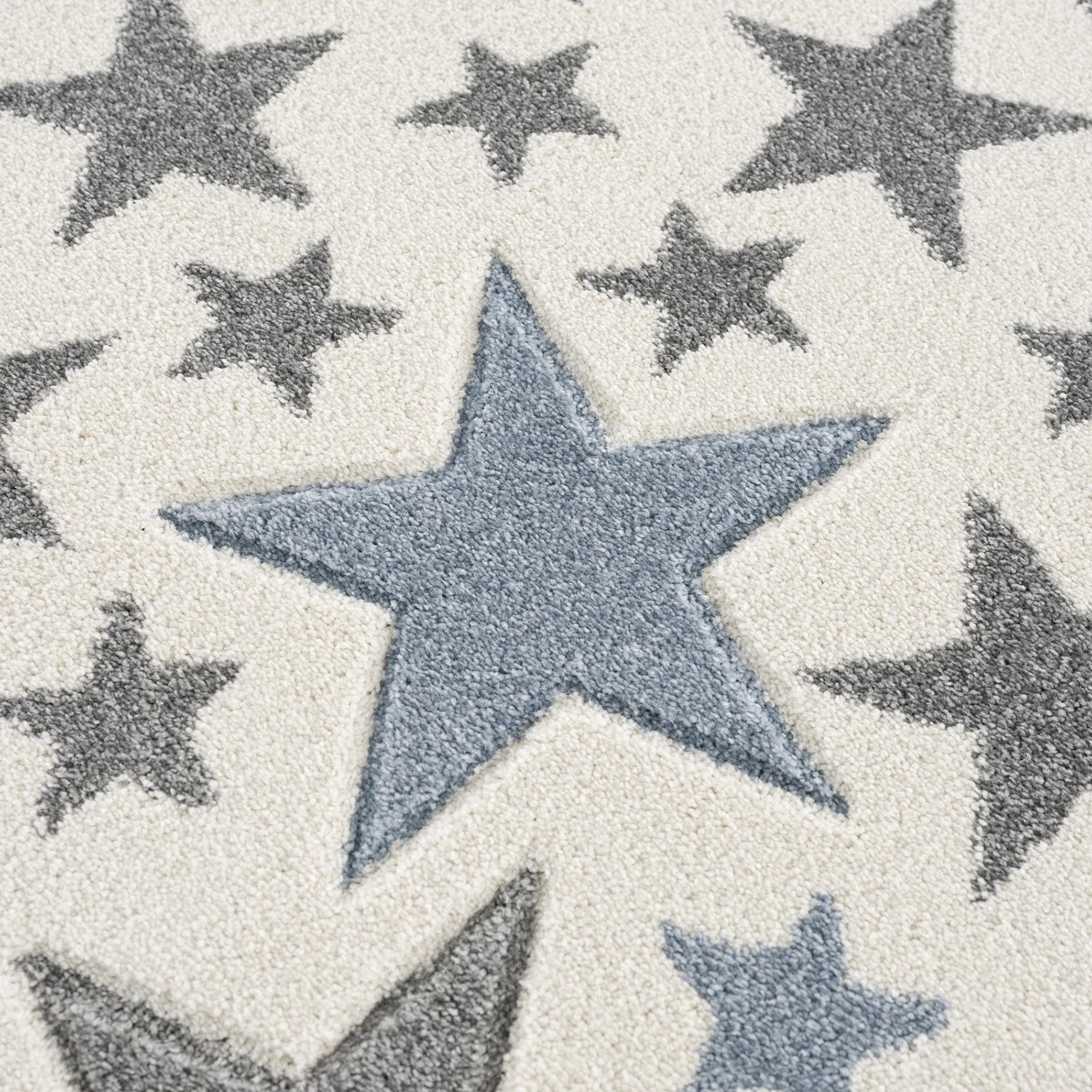 Happy Rugs Tapis enfant Stella - Fibres synthétiques - Crème / Gris - 160 x 230 cm 4 Happy Rugs Tapis enfant Stella - Fibres synthétiques - Crème / Gris - 160 x 230 cm – Image 4