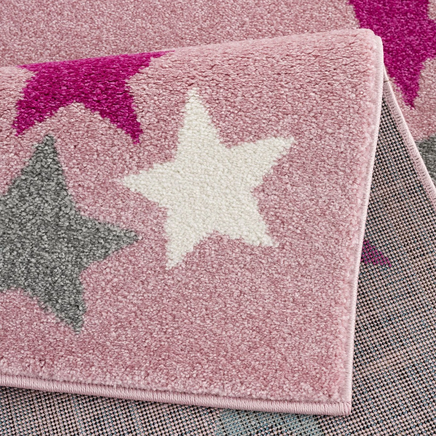 Happy Rugs Tapis enfant Spring - Fibres synthétiques - Rose / Blanc - 120 x 180 cm 5 Happy Rugs Tapis enfant Spring - Fibres synthétiques - Rose / Blanc - 120 x 180 cm – Image 5