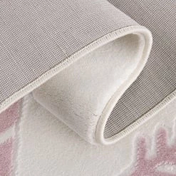 Happy Rugs Tapis enfant Tipi - Fibres synthétiques - Crème / Rose -Tapis enfant Soldes 1000198101 200110 11244800562 DETAILS P000000001000198101