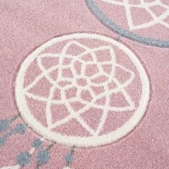 Happy Rugs Tapis enfant Attrape-rêves - Fibres synthétiques - Rose / Gris clair 8 Happy Rugs Tapis enfant Attrape-rêves - Fibres synthétiques - Rose / Gris clair -Tapis enfant Soldes 1000198102 210910 15003200173 DETAILS P000000001000198102
