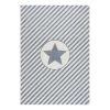 Happy Rugs Tapis enfant Decostar - Fibres synthétiques - Bleu pastel - 120 x 180 cm