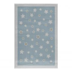 Happy Rugs Tapis enfant Planet - Fibres synthétiques - Gris pigeon - 160 x 230 cm