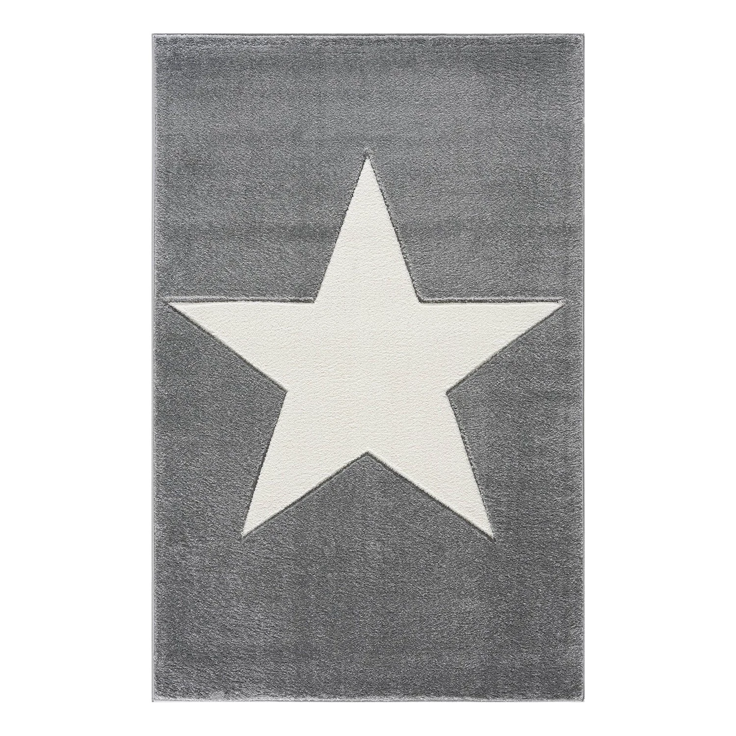 Happy Rugs Tapis enfant Shootingstar - Fibres synthétiques - Gris / Crème - 160 x 230 cm 1 Happy Rugs Tapis enfant Shootingstar - Fibres synthétiques - Gris / Crème - 160 x 230 cm