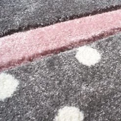 Happy Rugs Tapis enfant Point - Fibres synthétiques - Gris / Rose - 160 x 230 cm 7 Happy Rugs Tapis enfant Point - Fibres synthétiques - Gris / Rose - 160 x 230 cm -Tapis enfant Soldes 1000198186 200110 11252300949 DETAILS P000000001000198186