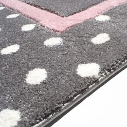 Happy Rugs Tapis enfant Point - Fibres synthétiques - Gris / Rose - 160 x 230 cm 9 Happy Rugs Tapis enfant Point - Fibres synthétiques - Gris / Rose - 160 x 230 cm -Tapis enfant Soldes 1000198186 200110 11252300951 DETAILS P000000001000198186