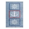 Happy Rugs Tapis enfant En haute mer 3 - Fibres synthétiques - Bleu - 120 x 180 cm