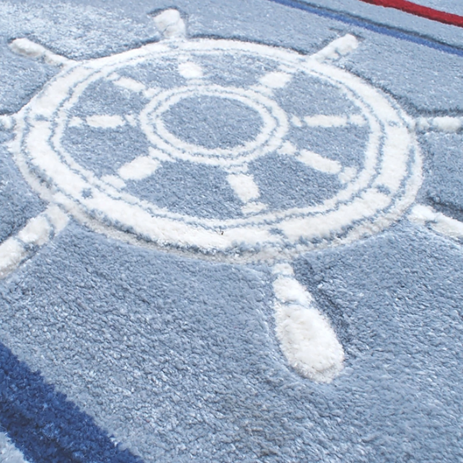 Happy Rugs Tapis enfant En haute mer 3 - Fibres synthétiques - Bleu - 120 x 180 cm 2 Happy Rugs Tapis enfant En haute mer 3 - Fibres synthétiques - Bleu - 120 x 180 cm – Image 2