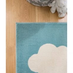 Top Square Tapis enfant Weely I - Fibres synthétiques - Bleu layette -Tapis enfant Soldes 1000214210 210121 11491300004 DETAILS P000000001000214210