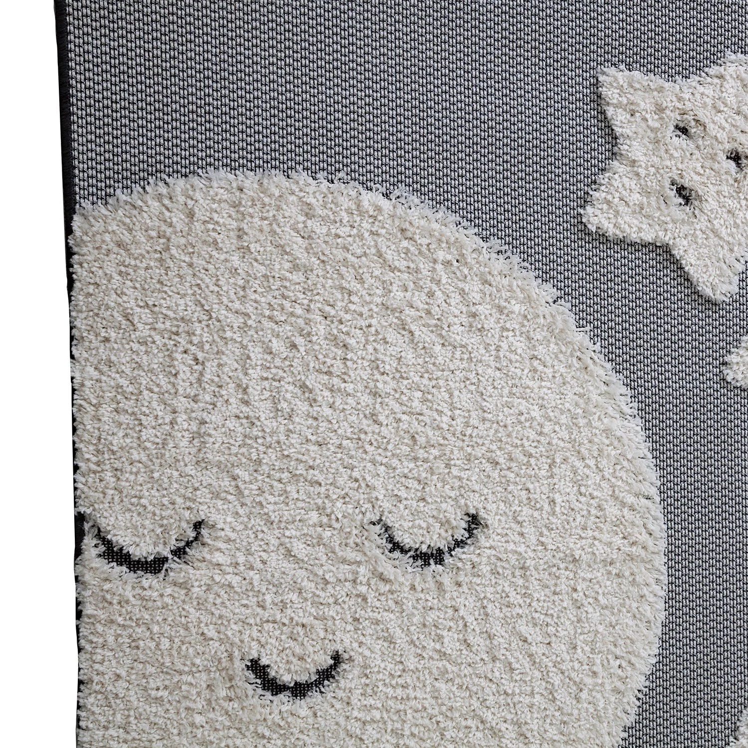 Top Square Tapis enfant Orincles II - Fibres synthétiques - Gris 3 Top Square Tapis enfant Orincles II - Fibres synthétiques - Gris – Image 3