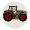 Happy Rugs Tapis enfant rond Tracteur - Fibres synthétiques - Multicolore
