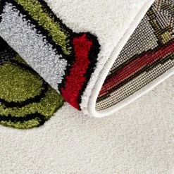 Happy Rugs Tapis enfant rond Tracteur - Fibres synthétiques - Multicolore -Tapis enfant Soldes 1000231942 201124 16551600303 DETAILS P000000001000231942