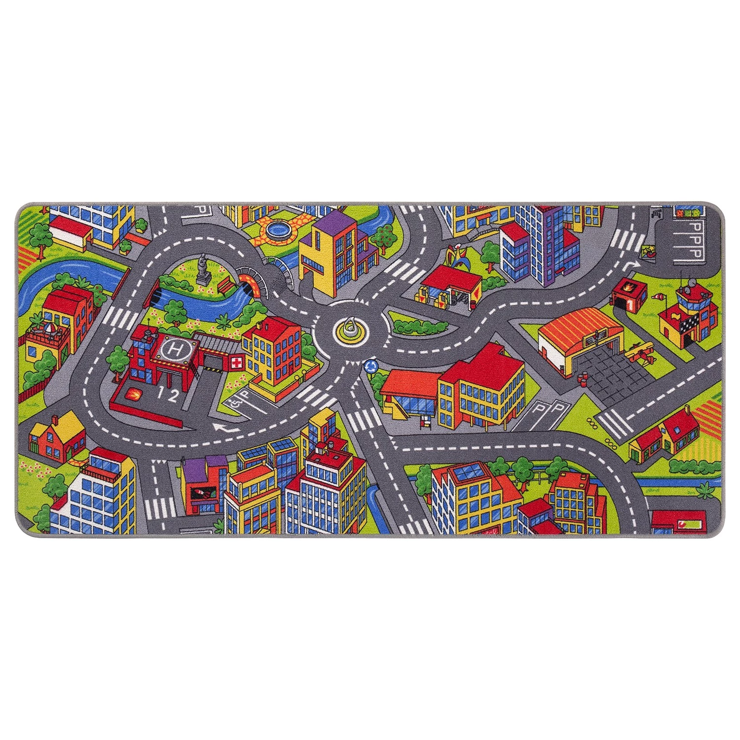 Andiamo Tapis de jeu Rues I - Polyester - Multicolore 1 Andiamo Tapis de jeu Rues I - Polyester - Multicolore